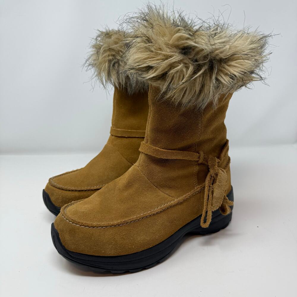 Sorel Boots Women's 6 Light Brown Northern Lite Tall Suede Thinsulate Outdoor